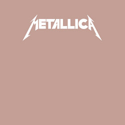 Свитшот хлопковый мужской Metallica, цвет: пыльно-розовый — фото 2