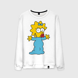 Мужской свитшот Maggie Simpson