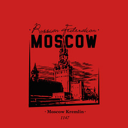 Свитшот хлопковый мужской Moscow Kremlin 1147, цвет: красный — фото 2