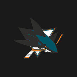 Свитшот хлопковый мужской San Jose Sharks, цвет: черный — фото 2