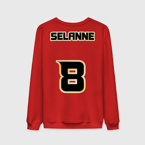 Мужской свитшот Anaheim Ducks: Selanne / Красный – фото 2