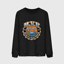 Свитшот хлопковый мужской Harley Davidson M.V.P, цвет: черный