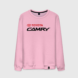 Свитшот хлопковый мужской Toyota Camry, цвет: светло-розовый