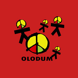 Свитшот хлопковый мужской Olodum, цвет: красный — фото 2