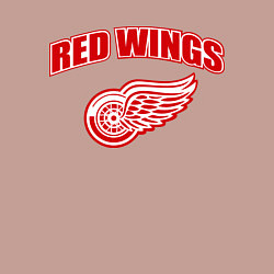 Свитшот хлопковый мужской Detroit Red Wings, цвет: пыльно-розовый — фото 2
