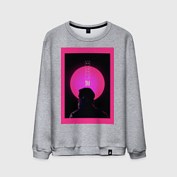 Свитшот хлопковый мужской Blade Runner 2049, цвет: меланж