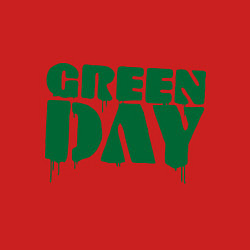 Свитшот хлопковый мужской Green Day, цвет: красный — фото 2
