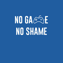 Свитшот хлопковый мужской No game No shame, цвет: синий — фото 2