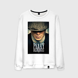 Свитшот хлопковый мужской Peaky Blinders, цвет: белый