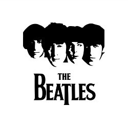 Свитшот хлопковый мужской The Beatles: Faces, цвет: белый — фото 2