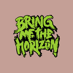Свитшот хлопковый мужской Bring me the horizon, цвет: пыльно-розовый — фото 2
