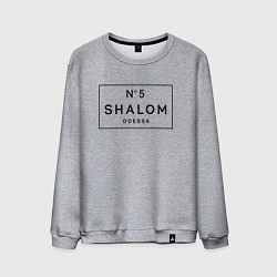 Свитшот хлопковый мужской SHALOM, цвет: меланж