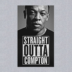 Свитшот хлопковый мужской Dr. Dre: Straight Outta, цвет: меланж — фото 2