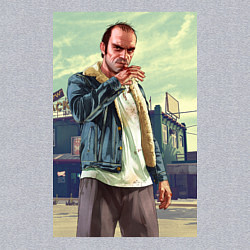 Свитшот хлопковый мужской Trevor Philips, цвет: меланж — фото 2