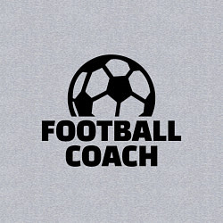 Свитшот хлопковый мужской Football Coach, цвет: меланж — фото 2