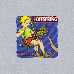 Свитшот хлопковый мужской The Offspring: Americana, цвет: меланж — фото 2