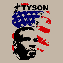 Свитшот хлопковый мужской Mike Tyson: USA Boxing, цвет: миндальный — фото 2