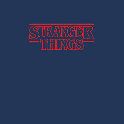 Свитшот хлопковый мужской Stranger Things, цвет: тёмно-синий — фото 2