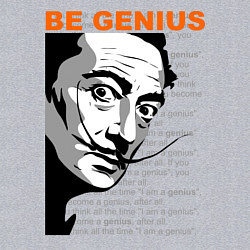 Свитшот хлопковый мужской Dali: Be Genius, цвет: меланж — фото 2