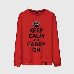 Мужской свитшот Keep Calm & Carry On