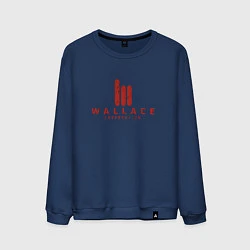 Свитшот хлопковый мужской Wallace Corporation, цвет: тёмно-синий