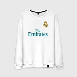 Свитшот хлопковый мужской Real Madrid: Ronaldo 07, цвет: белый