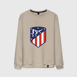 Свитшот хлопковый мужской Atletico Madrid, цвет: миндальный