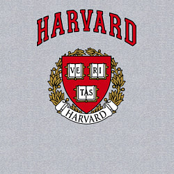 Свитшот хлопковый мужской Harvard university, цвет: меланж — фото 2