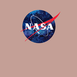 Свитшот хлопковый мужской NASA: Cosmic Logo, цвет: пыльно-розовый — фото 2