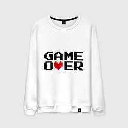 Мужской свитшот Game over 8 bit