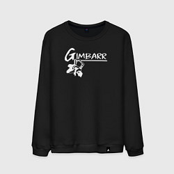 Свитшот хлопковый мужской Gimbarr: колумбийский стиль, цвет: черный