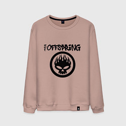 Свитшот хлопковый мужской The Offspring, цвет: пыльно-розовый