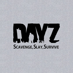 Свитшот хлопковый мужской DayZ: Slay Survive, цвет: меланж — фото 2