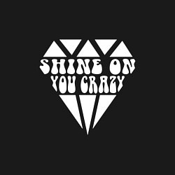 Свитшот хлопковый мужской Shine on you crazy, цвет: черный — фото 2