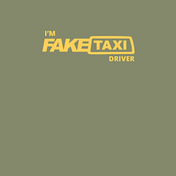 Свитшот хлопковый мужской FakeTaxi, цвет: авокадо — фото 2