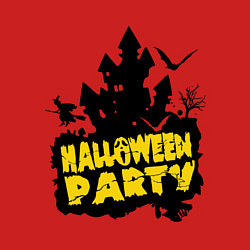 Свитшот хлопковый мужской Halloween party-замок, цвет: красный — фото 2