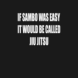 Свитшот хлопковый мужской If Sambo Was Easy, цвет: черный — фото 2
