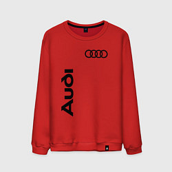 Свитшот хлопковый мужской Audi Style, цвет: красный