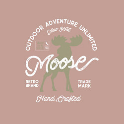 Свитшот хлопковый мужской Mosse: Trade Mark, цвет: пыльно-розовый — фото 2