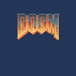Свитшот хлопковый мужской DOOM, цвет: тёмно-синий — фото 2