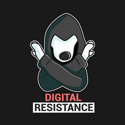 Свитшот хлопковый мужской Digital Resistance, цвет: черный — фото 2