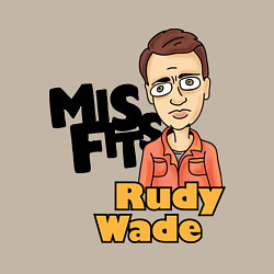 Свитшот хлопковый мужской Misfits: Rudy Wade, цвет: миндальный — фото 2