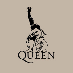 Свитшот хлопковый мужской Queen: Rock You, цвет: миндальный — фото 2