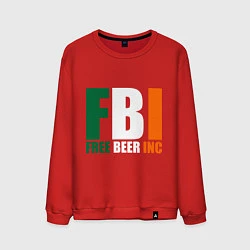 Мужской свитшот Free Beer Inc