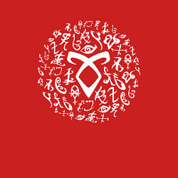Свитшот хлопковый мужской Shadowhunters Runes, цвет: красный — фото 2