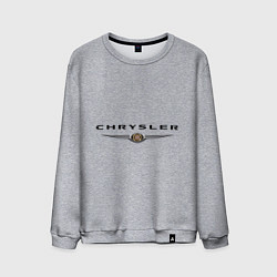 Свитшот хлопковый мужской Chrysler logo, цвет: меланж