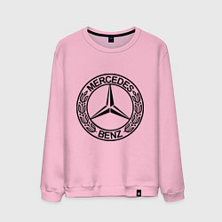 Свитшот хлопковый мужской Mercedes-Benz, цвет: светло-розовый