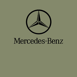 Свитшот хлопковый мужской Logo Mercedes-Benz, цвет: авокадо — фото 2