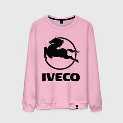 Свитшот хлопковый мужской Iveco, цвет: светло-розовый