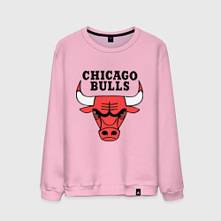 Свитшот хлопковый мужской Chicago Bulls, цвет: светло-розовый